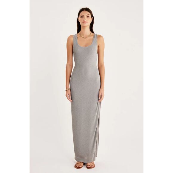 Rumer Rosa Rib Maxi Seafoam Green Womens Medium New - Picture 1 of 16